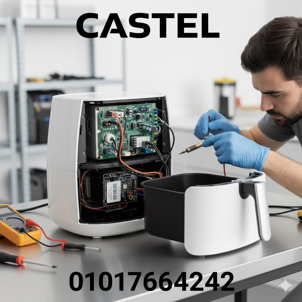 صيانة قلاية هوائية كاسيل 01017664242 تصليح ايرفراير CASTEL